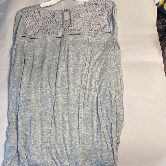 My Michele 3/4 sleeve gray shirt - Picture 2 of 5